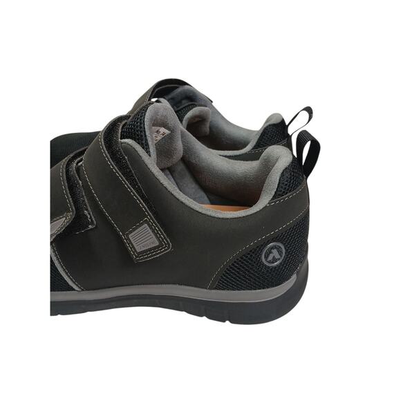 MEN'S ANODYNE DIABETIC COMFORT SHOES BLACK W/DOUBLE STRAPS SZ 11.5 W - Picture 2 of 10